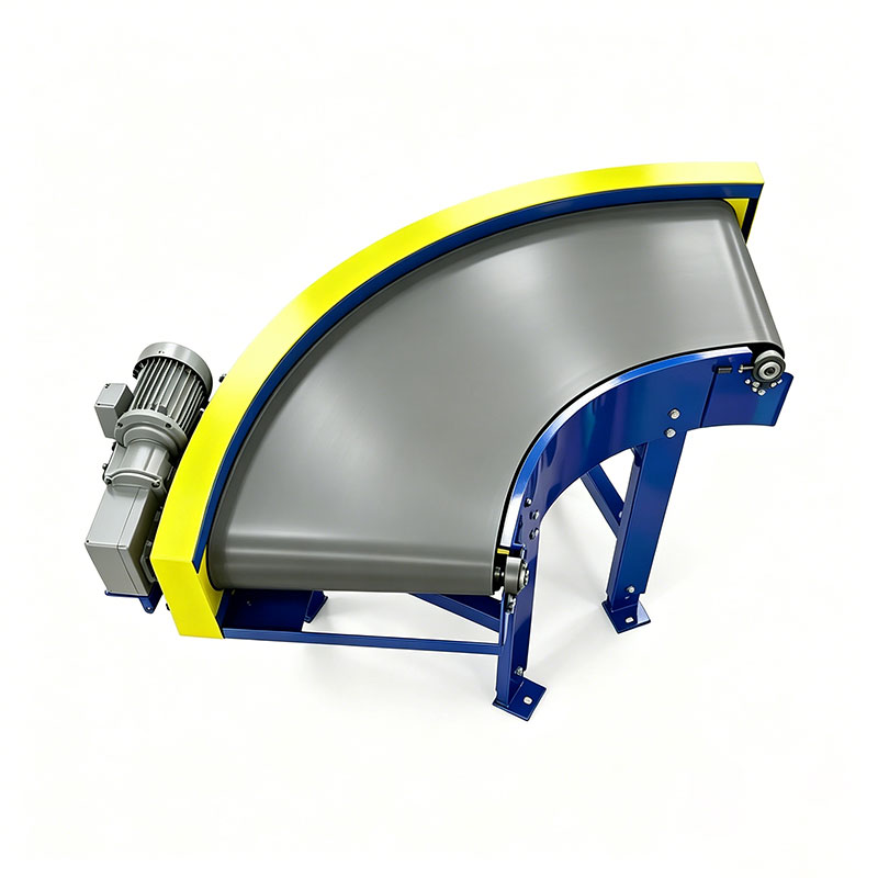 90 Degree Curved Belt Conveyors Manufacturer
