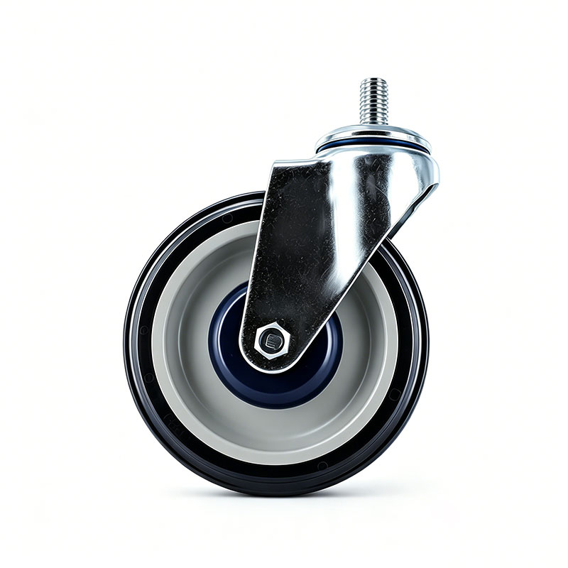 5 Inch Polyurethane Shopping Cart Caster Manufacturer 