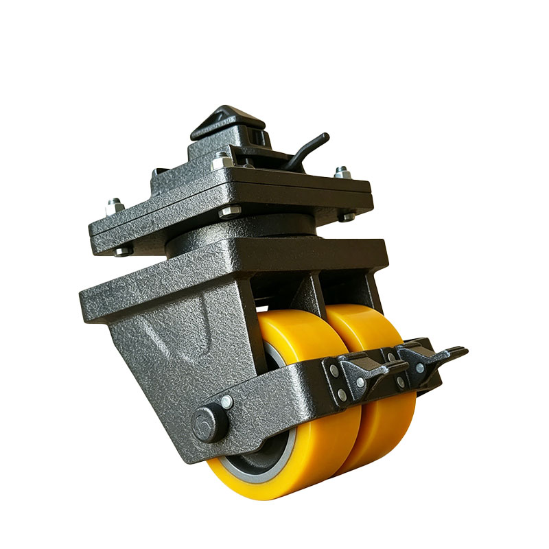 Custom Heavy-Duty Dual-Wheel Shipping Container Casters