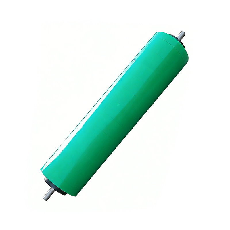 Polyurethane Rubber Coated Rollers with Shaft