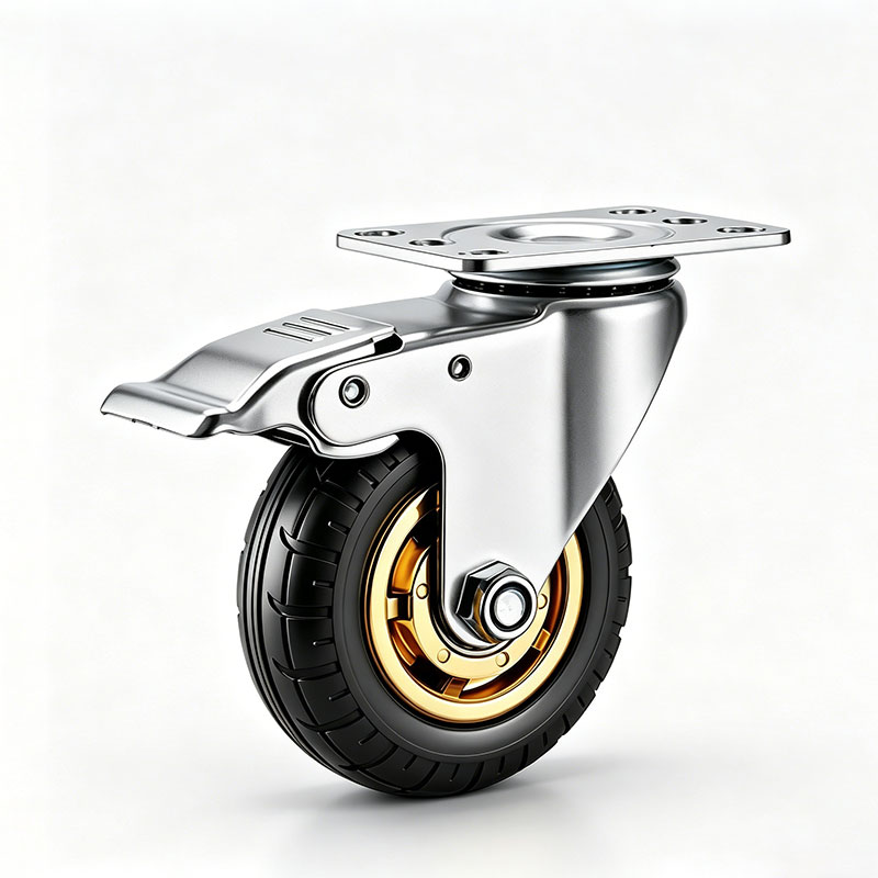 Flat-Free Casters for Industrial Hand Trucks & Carts