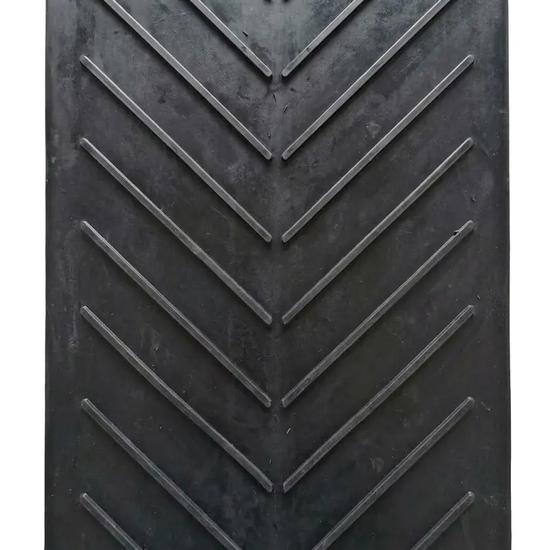 Custom V Pattern Chevron Rubber Conveyor Belt