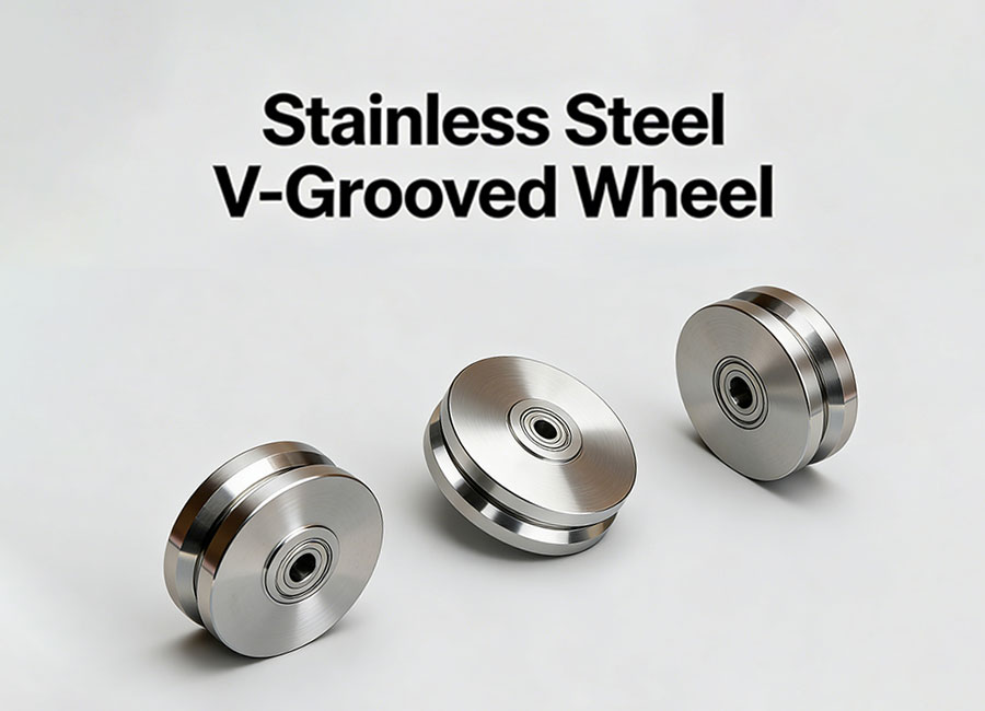 Stainless Steel V-Grooved Wheel