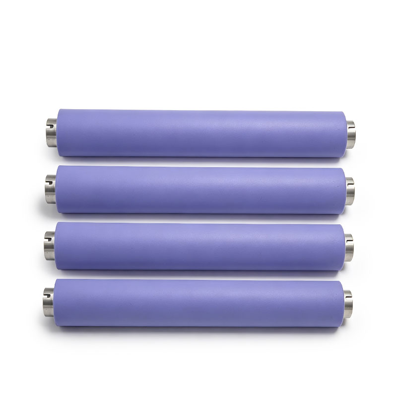 Custom Sticky Rubber Roller for Film Web Cleaning
