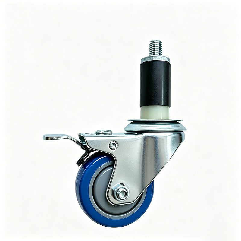 Expanding Stem Stainless Steel Washdown Casters