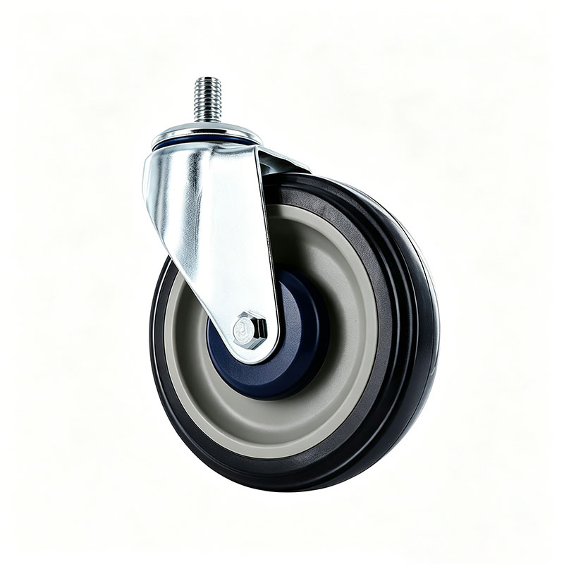 5 Inch Polyurethane Shopping Cart Caster Manufacturer 