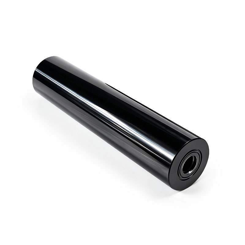 Black Anodized Aluminum Guide Roller with Hard Chrome Plated Shaft and Precision Bearings